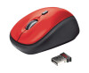 Trust Wireless Mouse Yvi - Maus - optisch - kabellos - 2.4 GHz - kabelloser Empfänger (USB)