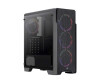 Aerocool ore - Tempered Glass Edition - Tower - ATX - side part with window (hardened glass)