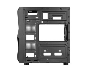 AEROCOOL ADVANCED TECHNOLOGIES AeroCool Glider - Tempered Glass Edition - Tower - ATX - Seitenteil mit Fenster (gehärtetes Glas)