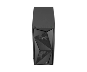 Aerocool Glider - Tempered Glass Edition - Tower - ATX - side part with window (hardened glass)