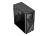 AEROCOOL ADVANCED TECHNOLOGIES AeroCool Glider - Tempered Glass Edition - Tower - ATX - Seitenteil mit Fenster (gehärtetes Glas)