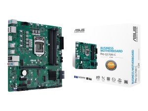 ASUS Pro Q570M-C/CSM - Motherboard - micro ATX - LGA1200-Sockel - Q570 Chipsatz - USB 3.2 Gen 2, USB-C Gen1, USB 3.2 Gen 1 - Gigabit LAN - Onboard-Grafik (CPU erforderlich)
