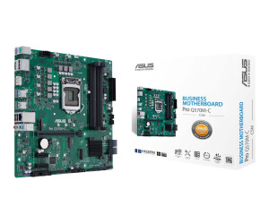 ASUS Pro Q570M-C/CSM - Motherboard - micro ATX - LGA1200-Sockel - Q570 Chipsatz - USB-C Gen1, USB 3.2 Gen 1, USB 3.2 Gen 2 - Gigabit LAN - Onboard-Grafik (CPU erforderlich)