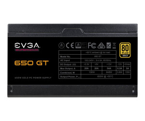 EVGA SuperNOVA 650 GT - Netzteil (intern) - ATX12V / EPS12V