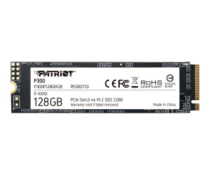 PATRIOT P300 - SSD - 128 GB - intern - M.2 2280 - PCIe...