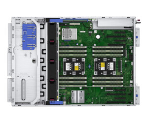 HPE ProLiant ML350 Gen10 Base - Server - Tower - 4U - zweiweg - 1 x Xeon Silver 4210R / 2.4 GHz - RAM 16 GB - SAS - Hot-Swap 6.4 cm (2.5")