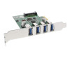 Inline USB adapter-PCIe 2.0 low profiles