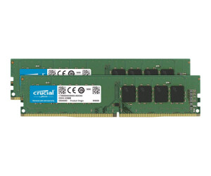 Crucial DDR4 - kit - 16 GB: 2 x 8 GB - DIMM 288-PIN