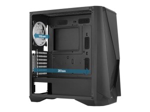 AEROCOOL ADVANCED TECHNOLOGIES AeroCool Visor - Mid tower - E-ATX - Seitenteil mit Fenster (gehärtetes Glas)