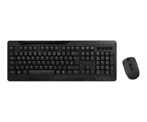 LogiLink Funk - Tastatur-und-Maus-Set - kabellos