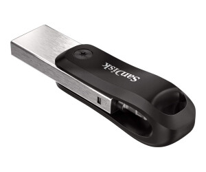 SanDisk iXpand Go - USB-Flash-Laufwerk - 64 GB - USB 3.0...