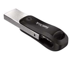 SanDisk iXpand Go - USB-Flash-Laufwerk - 64 GB - USB 3.0 / Lightning - für Apple iPad/iPhone (Lightning)