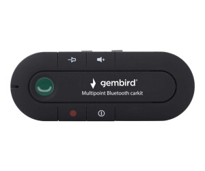 Gembird BTCC -03 - 118 x 47 x 15 mm - wireless - 2.1+EDR - black - 7.5 h - 800 h
