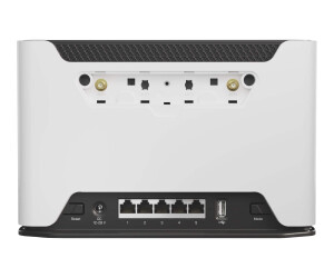 Microtics Chateau LTE12 - Wi -Fi 5 (802.11ac) - Dual band (2.4 GHz/5 GHz) - built -in Ethernet connection - 3G - Black - White - Tabletop router
