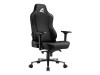 Sharkoon Skiller SGS40 - padded seat - padded backrest - black - black - foam - polyurethane - foam - polyurethane (PU)