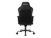 Sharkoon Skiller SGS40 - padded seat - padded backrest - black - black - foam - polyurethane - foam - polyurethane (PU)