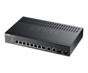 Zyxel GS2220-10 - Switch - Managed - 8 x 10/100/1000 + 2 x Kombi -gigabit -SFP