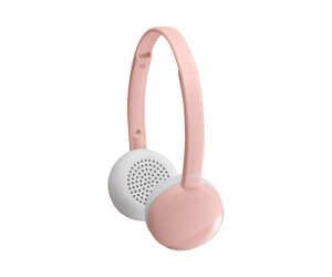 JVC Ha-S22W Wireless Bluetooth On-Ear Headphones - Pink -...