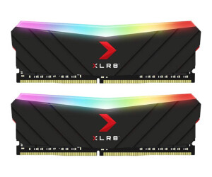 PNY XLR8 Gaming EPIC-X RGB - DDR4 - Kit - 16 GB: 2 x 8 GB