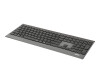 Hama Rapoo E9500M - keyboard - wireless - 2.4 GHz, Bluetooth 4.0, Bluetooth 3.0