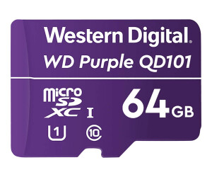 WD Purple SC QD101 WDD064G1P0C - Flash-Speicherkarte
