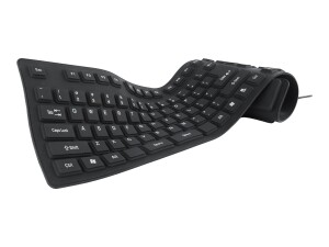 Gembird KB-109F-B - Tastatur - PS/2, USB - USA