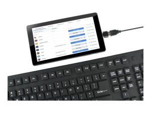 Gembird KB-109F-B - Tastatur - PS/2, USB - USA