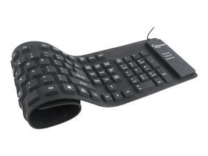Gembird KB-109F-B - Tastatur - PS/2, USB - USA