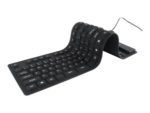 Gembird KB-109F-B - Tastatur - PS/2, USB - USA