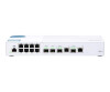 QNAP QSW -M408-2C - Switch - Managed - 2 x 10 Gigabit SFP + + 2 x C 10 G -Bit SFP + + 8 x 10/100/1000