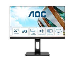 AOC Q27P2Q - LED-Monitor - 68.6 cm (27") - 2560 x 1440 QHD @ 75 Hz