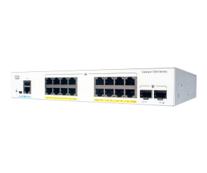 Cisco Catalyst 1000-16P -2G -L - Switch - Managed - 16 x...
