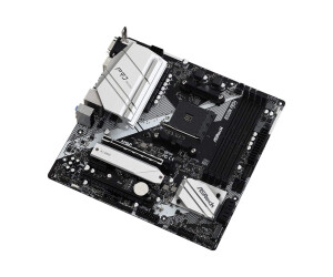 ASRock B550M Pro4 - Motherboard - micro ATX - Socket AM4 - AMD B550 Chipsatz - USB-C Gen2, USB 3.2 Gen 1, USB 3.2 Gen 2 - Gigabit LAN - Onboard-Grafik (CPU erforderlich)