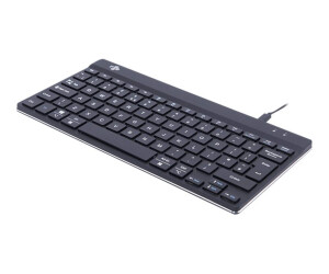 R-Go Compact Break - Tastatur - USB, USB-C - QWERTY