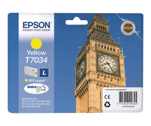 Epson T7034 - 9.6 ml - L-Größe - Gelb - original