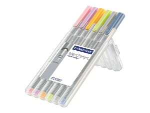 STAEDTLER triplus - Fineliner - Hellorange, Delftblau,...