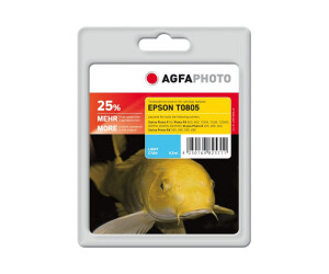 AgfaPhoto 9.5 ml - hell Cyan - kompatibel - Tintenpatrone