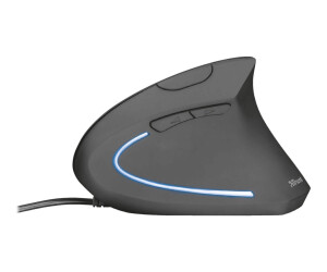 Trust Verto - Maus - ergonomisch - Für Rechtshänder - optisch - 6 Tasten - kabellos - 2.4 GHz - kabelloser Empfänger (USB)