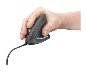 Trust Verto - Maus - ergonomisch - Für Rechtshänder - optisch - 6 Tasten - kabellos - 2.4 GHz - kabelloser Empfänger (USB)