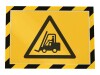 Durable DURAFRAME MAGNETIC SECURITY - Dokumentenhalterung - für A4 - magnetisch - Gelb/Schwarz (Packung mit 5)