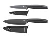 WMF 18,7908,6100 - knife set - stainless steel - black - black - ergonomic - touch