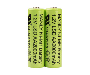 Socket mobile battery 2 x AA -Type - Nimh - (rechargeable)
