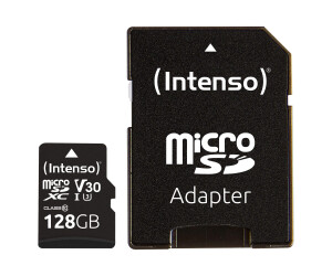 Intenso Professional - Flash-Speicherkarte (microSDXC-an-SD-Adapter inbegriffen)