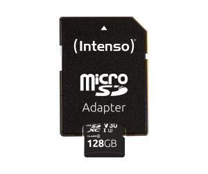 Intenso Professional - Flash-Speicherkarte (microSDXC-an-SD-Adapter inbegriffen)
