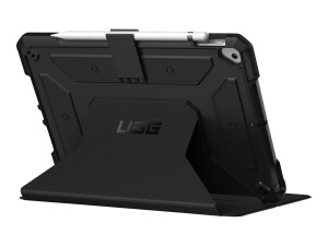 Urban Armor Gear UAG Rugged Case for iPad 10.2-in (7/8 Gen, 2019/2020) - Metropolis Black - Flip-Hülle für Tablet - composite - Schwarz - 10.2" - für Apple 10.2-inch iPad (7. Generation, 8. Generation)