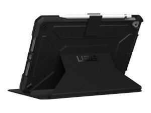 Urban Armor Gear UAG Rugged Case for iPad 10.2-in (7/8 Gen, 2019/2020) - Metropolis Black - Flip-Hülle für Tablet - composite - Schwarz - 10.2" - für Apple 10.2-inch iPad (7. Generation, 8. Generation)