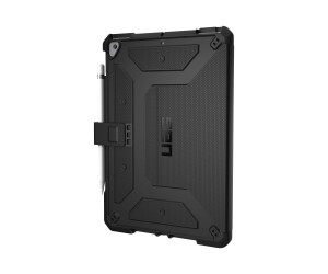 Urban Armor Gear UAG Rugged Case for iPad 10.2-in (7/8 Gen, 2019/2020) - Metropolis Black - Flip-Hülle für Tablet - composite - Schwarz - 10.2" - für Apple 10.2-inch iPad (7. Generation, 8. Generation)