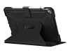 Urban Armor Gear UAG Rugged Case for iPad 10.2-in (7/8 Gen, 2019/2020) - Metropolis Black - Flip-Hülle für Tablet - composite - Schwarz - 10.2" - für Apple 10.2-inch iPad (7. Generation, 8. Generation)