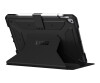 Urban Armor Gear UAG Rugged Case for iPad 10.2-in (7/8 Gen, 2019/2020) - Metropolis Black - Flip-Hülle für Tablet - composite - Schwarz - 10.2" - für Apple 10.2-inch iPad (7. Generation, 8. Generation)