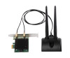 EDIMAX EW -7833AXP - Network adapter - PCIe - Bluetooth 5.0, 802.11ax (Wi -Fi 6)